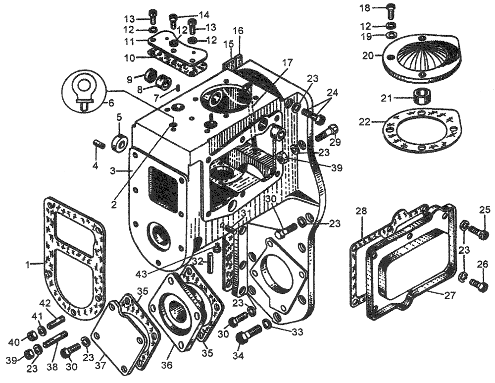 Корпус регулятора дизеля Т10М